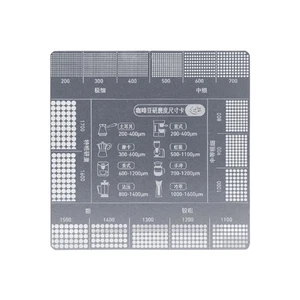 Portables Coffees Grinds Reference Card Compacts 16 Level Coffees Grinds Scale - Picture 1 of 8