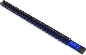 Olsa Tools Socket Organizer - 3/8-Inch Drive Blue Holder 3/8-inch drive, - Picture 1 of 6