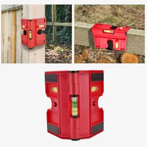 Brand New Fence Post Level Adjustable Horizontal Magnetic Vertical W/ Strap - Picture 1 of 12