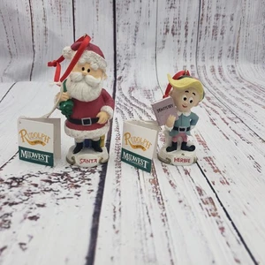 MIDWEST RUDOLPH RED NOSED REINDEER ISLAND OF MISFIT TOYS ORNAMENT SANTA & HERBIE - Picture 1 of 20