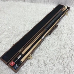 Taco de billar Lucasi Buddy Hole modelo raro con estuche palo de billar - Imagen 1 de 12