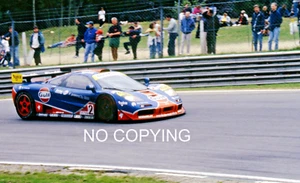 McLaren F1 GTR GULF RACING GTC BPR GLOBAL 1996 35 MM SLIDE RAY BELLM JAMES WEAVER - Bild 1 von 2