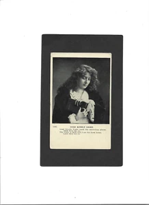 TRAVEL VINTAGE PC "Lead Kindly Light" dated 9-29-1908 Lady & Poem #300 Stamp MNG - Picture 1 of 2