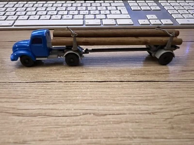 Vecchio Wiking Camion Magirus 701/3 Trasportatore Di Legno Buone Condizioni - Immagine 1 di 4