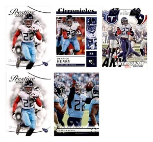Derrick Henry Lot 5 Football Cards Tennessee Titans 2022 Chronicles Photogenic - Picture 1 of 8