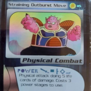 DBZ CCG STRAINING OUTBURST MOVE 85 HOLO FOIL FRIEZA SAGA DRAGON BALL Z LIMITED - Foto 1 di 3