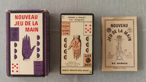 CARTE TAROCCHI LETTURA MANO NOVEAU JEU DE LA MAIN 1966 GRIMAUD COMPLETO - Imagen 1 de 23