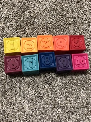 B.Toys–One Two Squeeze Baby Blocks-Building Blocks for Toddlers Baby B. Blocks - Image 1 of 2