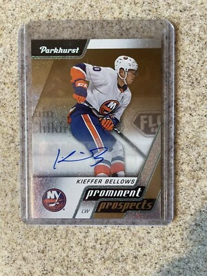 KIEFFER BELLOWS '20/21 Parkhurst PROMINENT PROSPECTS RC ROOKIE AUTO card #PP6 - Image 1 of 2