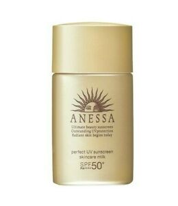 Anessa Gold Perfect UV Sunscreen Milk Radiant Beauty Skin SPF50+ PA++++ 20Ml.
