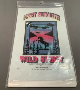 Vintage - Sunset Silhouette - Design by Carol Robinson - Pattern - Wild Spirit - Picture 1 of 2