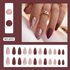 Pointed Head False Nail Wearable Manicure Press on Nails Nail Tips  Girl
