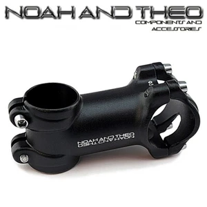 Bicycle 70mm Stem 28.6mm or 1-1/8" to 31.8mm Cycling Road Handlebar MTB BLACK - Picture 1 of 2