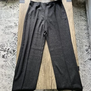 Coldwater Creek Classic Fit Pleated Womens Dress Pants 6 Petite Gray Career P6 - Picture 1 of 4