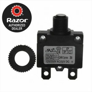 Razor W151250011112 20A Breaker Switch Reset for E100 eSpark Scooter - Picture 1 of 2