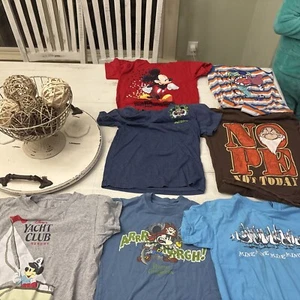 7 Disney Tshirts One No Sleeves Little Boys Xs, S , M  - Picture 1 of 15