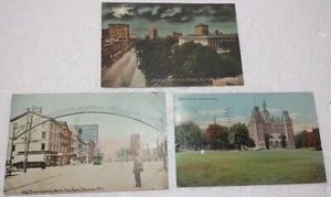 Set of 3 Postcards 100 years old of Columbus, Ohio. Stamps/postmarks/note VG - Bild 1 von 6