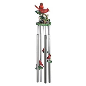 Cardinals Round Top Wind Chime 23 Inch Windchime New - Bild 1 von 1