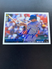 Rico Brogna Signed 1995 Upper Deck Collectors Choice Card New York Mets Auto COA