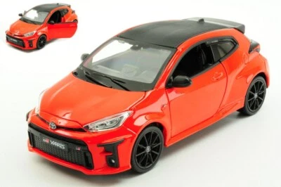 MODELLINO AUTO STATICO MAISTO TOYOTA GR YARIS 2021 ROSSO MODELLISMO SCALA 1:24 - Immagine 1 di 2