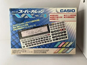 CASIO VX-4 Komputer kieszonkowy BASIC CASL C-LANGUAGE super podręcznik college'u od JP - Zdjęcie 1 z 12