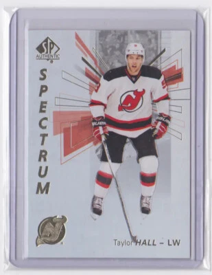 2016-17 UD SP AUTHENTIC SPECTRUM FX INSERT TAYLOR HALL #S-7 NEW JERSEY DEVILS - Image 1 of 2