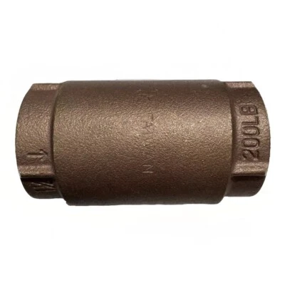 Campbell 1-1/4 Inch Solid Brass Check Valve CV-5T LF - Image 1 of 4
