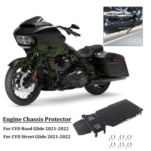 For Harley Touring CVO Road Glide 2021 2022 Engine Chassis Skid Plate Protector - Picture 1 of 10