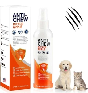 Bitter Apple Spray for Dogs to Stop Chewing - No Chew Spray Pet Corrector. - Picture 1 of 8