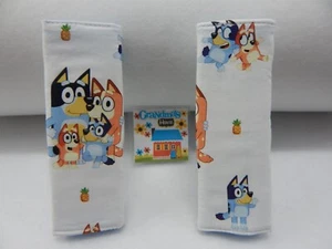 Cubiertas de cinturón de seguridad azul para cochecito de coche para niños - Imagen 1 de 1