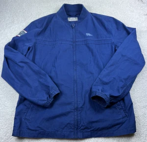 Vans Joel Tudor Collection Full Zip Jacket Mens L Blue Off The Wall 1966 Patch - Picture 1 of 8