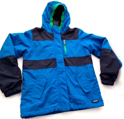 Lands’ End Kids Boys Large 14-16 Ski Jacket Grow-Along Teal Blue Green Black - Image 1 of 4