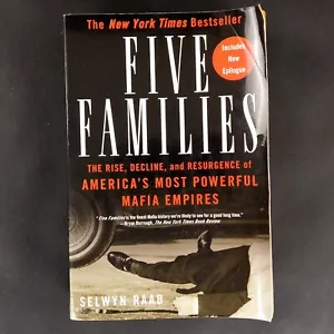 Five Families True Crime New York Mafia PB Selwyn Raab Includes New Epilogue - Foto 1 di 11