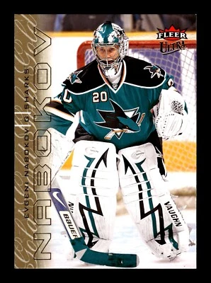 5-01-04 PWE . 2009-10 fleer ultra upper deck GOLD medallion #124 evgeni nabokov - Image 1 of 2