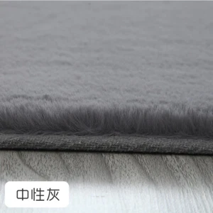 Sofa Bedroom Carpet Blanket Rabbit Hair Imitation Living Room Plush Floor Mat - Picture 1 of 28