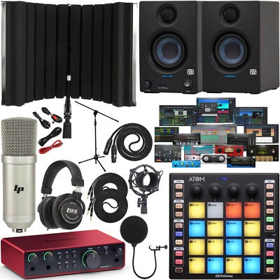 Focusrite Scarlett 2i2 4th Gen USB Audio Interface Bundle W/Software, Arm & More - Image 1 of 4