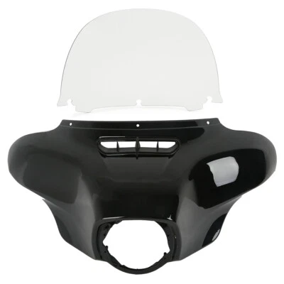 Carenado superior y parabrisas Batwing apto para Harley Electra Street Glide 2014-2024 Foto 1 de 4