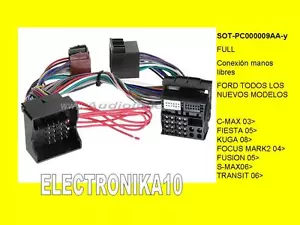 Cavo Manos Libres FORD FOCUS FIESTA C-MAX FOCUS SOT-PC000009AA-Y - Foto 1 di 1