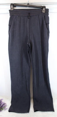 LULULEMON TALLA 4 SOFTSTREME PANTALÓN TIRO ALTO PIERNA ANCHA NUEVO SIN ETIQUETAS 31" ENTREPIERNA NEGRO C43 Foto 1 de 4