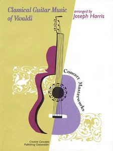 Classical Guitar Music of Antonio Vivaldi Tab Solo Sheet Music 30 Pieces Book - Picture 1 of 1
