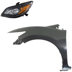 Fender Kit For 2014-2015 Honda Civic Front Driver Side 1 Fender and 1 Headlight - Picture 1 of 22