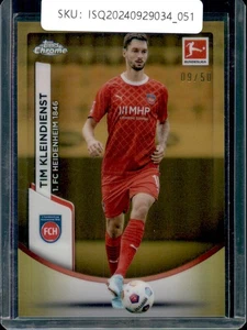2024 Topps Chrome Bundesliga Tim Kleindienst /50 gold #41 - Picture 1 of 2