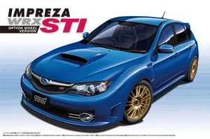 Aoshima 1/24 The Best Car GT Series No.32 Subaru Impreza WRX STI 2007 Model Kit - Picture 1 of 3