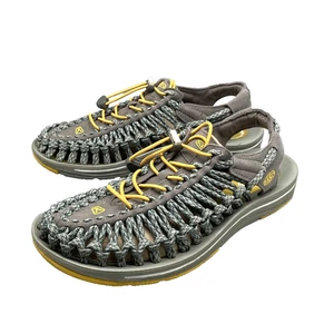 Keen Men’s Para Cord-Sz 9M Water Sandal Grip Sole Antmcl Arch Footbed Blu-Gry - Picture 1 of 24