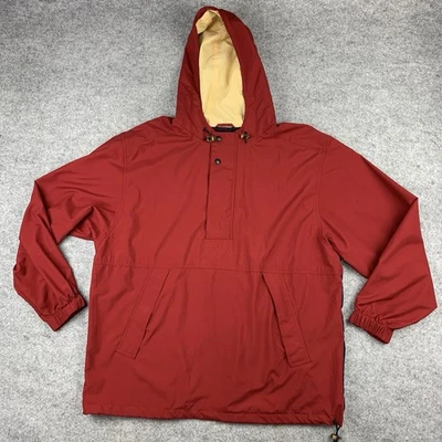 Vintage Cutter & Buck Mens Size Medium Pullover Red Jacket Embroidered 1/2 Zip - Image 1 of 4