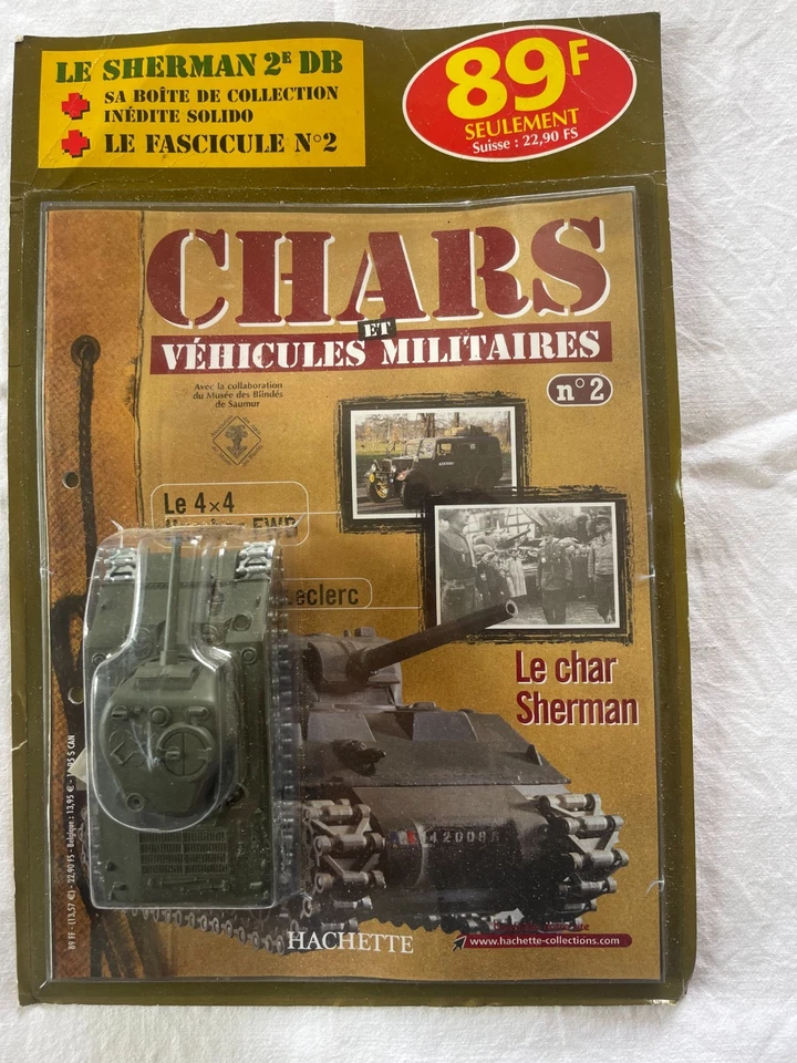 Solido 1/50, LE SCHERMAN  2e DB FASCICULE N2 CHARS - Photo 1/4