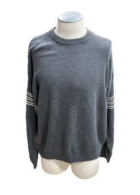 Trader Bay Crew neck Sweater XL Grey Cotton Mens - Image 1 of 4