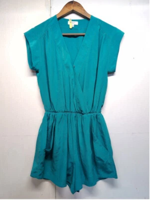 Mameluco Aritzia Babaton 100 % seda verde azulado para mujer talla XS Babydoll Fairy mínimo Foto 1 de 4