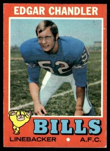 1971 Topps Edgar Chandler novato Buffalo Bills #86 - Imagen 1 de 2