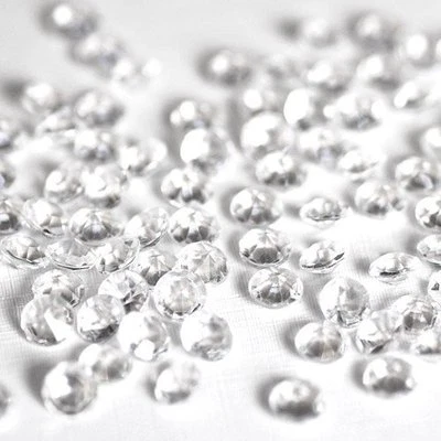 5000 Wedding Decoration Scatter Table Crystals Diamonds Acrylic Confetti 4.5mm - Image 1 of 4